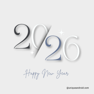 happy new year typography