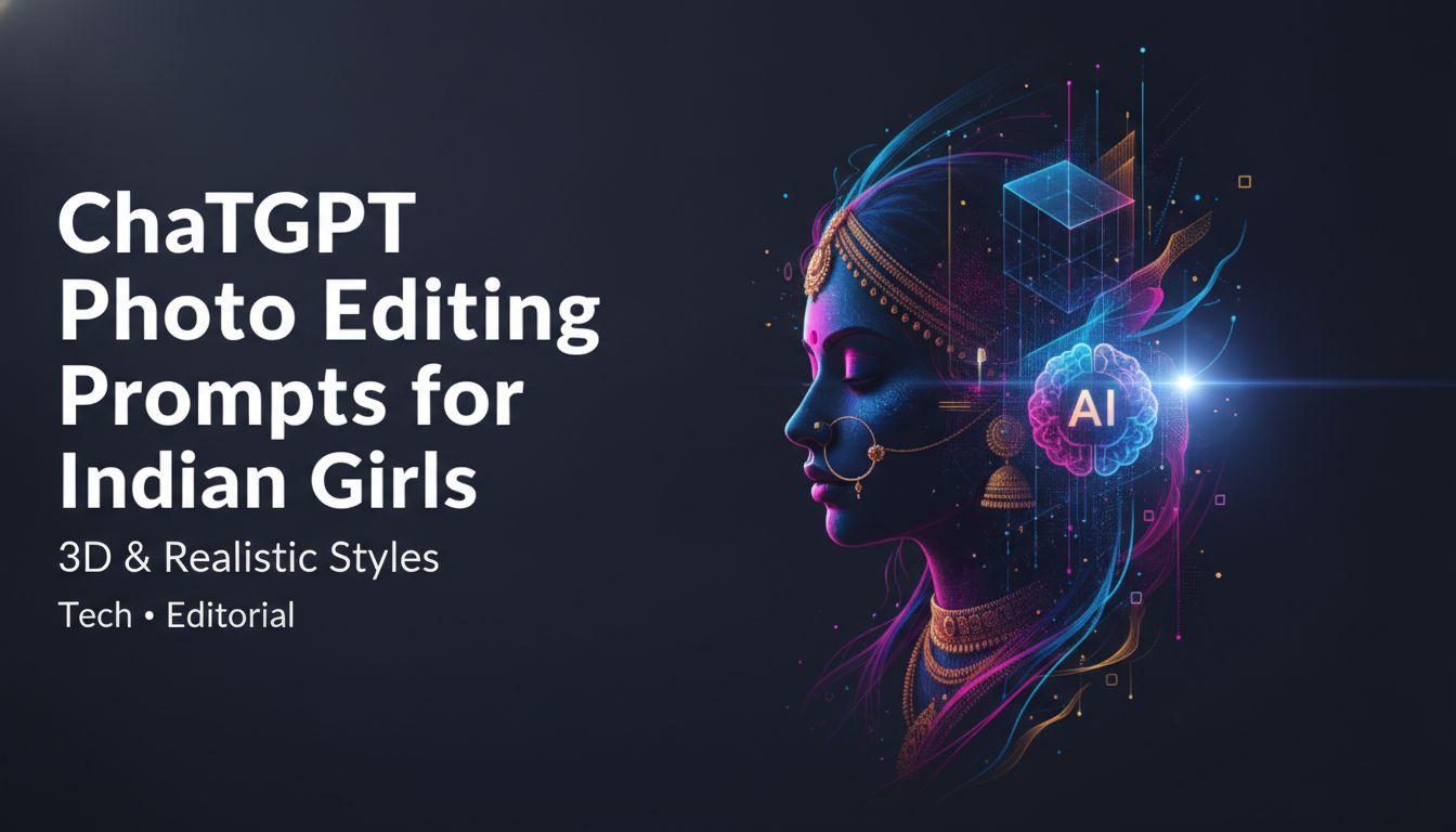 ChatGPT Photo Editing Prompts for Indian Girls: 3D & Realistic Styles - Featured Image