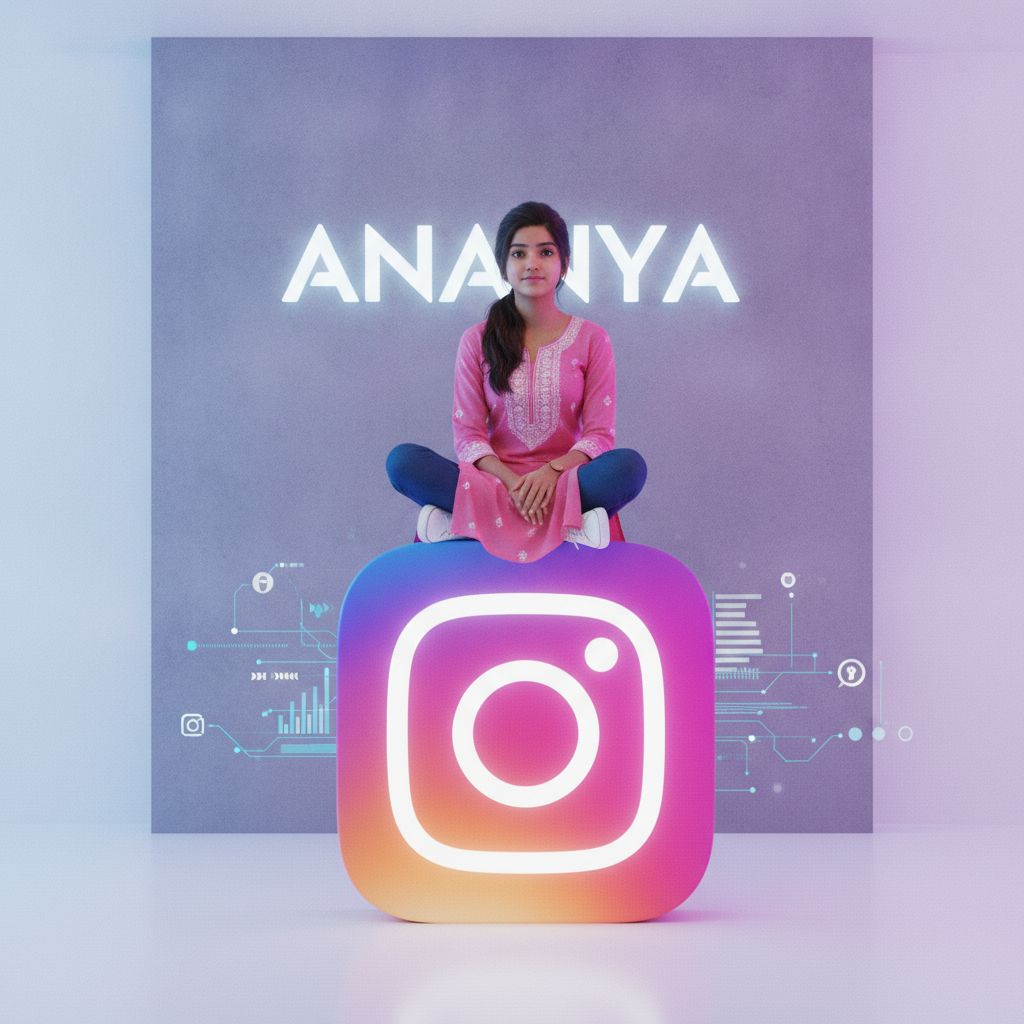 AI generated 3D avatar of an Indian girl for Instagram AI generated 3D avatar of an Indian girl for Instagram